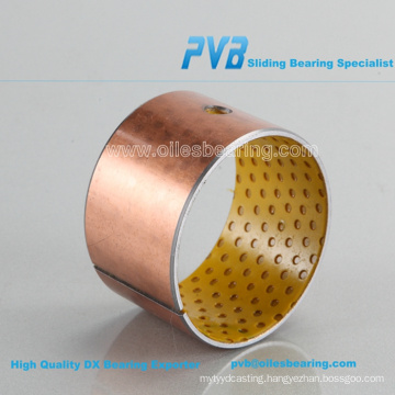 DX SF-2 Pb-free non-oil lubrication metal sintered wrapped bronze bearing,bushing,bush